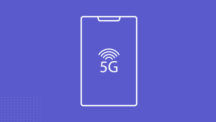 5G on mobile phone