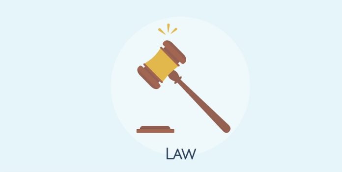 Illustration of law concept