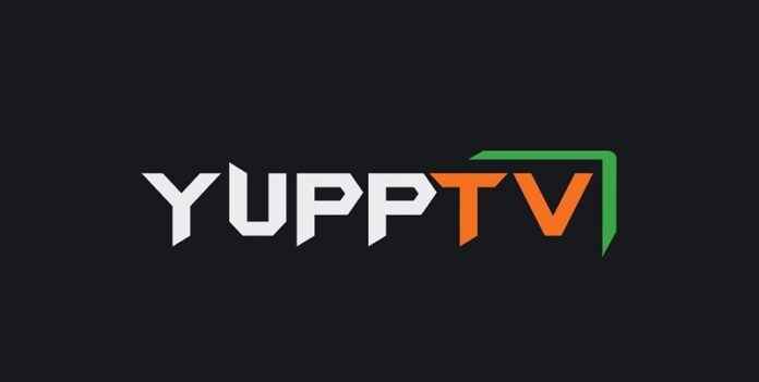 Yupp TV logo with black background