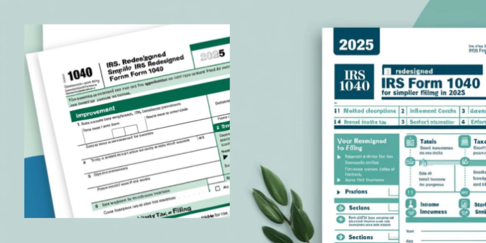 IRS Redesigns Form 1040 for Simpler Filing in 2025