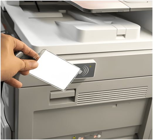 Access Card Authentication on Printer RFID card authentication on office printer