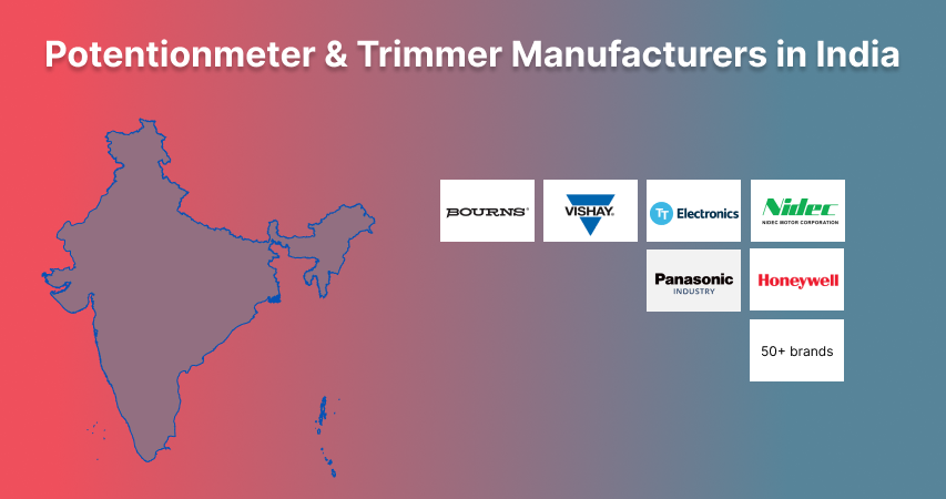 Top Potentiometer & Trimmer Manufacturers in India (2026 List) Potentionmeter & Trimmer